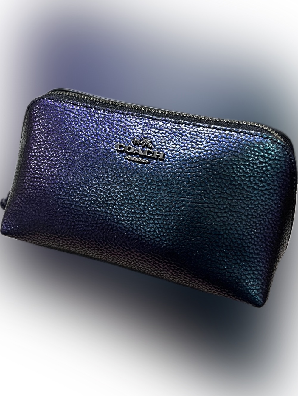 NWT COACH HOLOGRAM COSMETIC BAG/ACCESSORY POUCH
